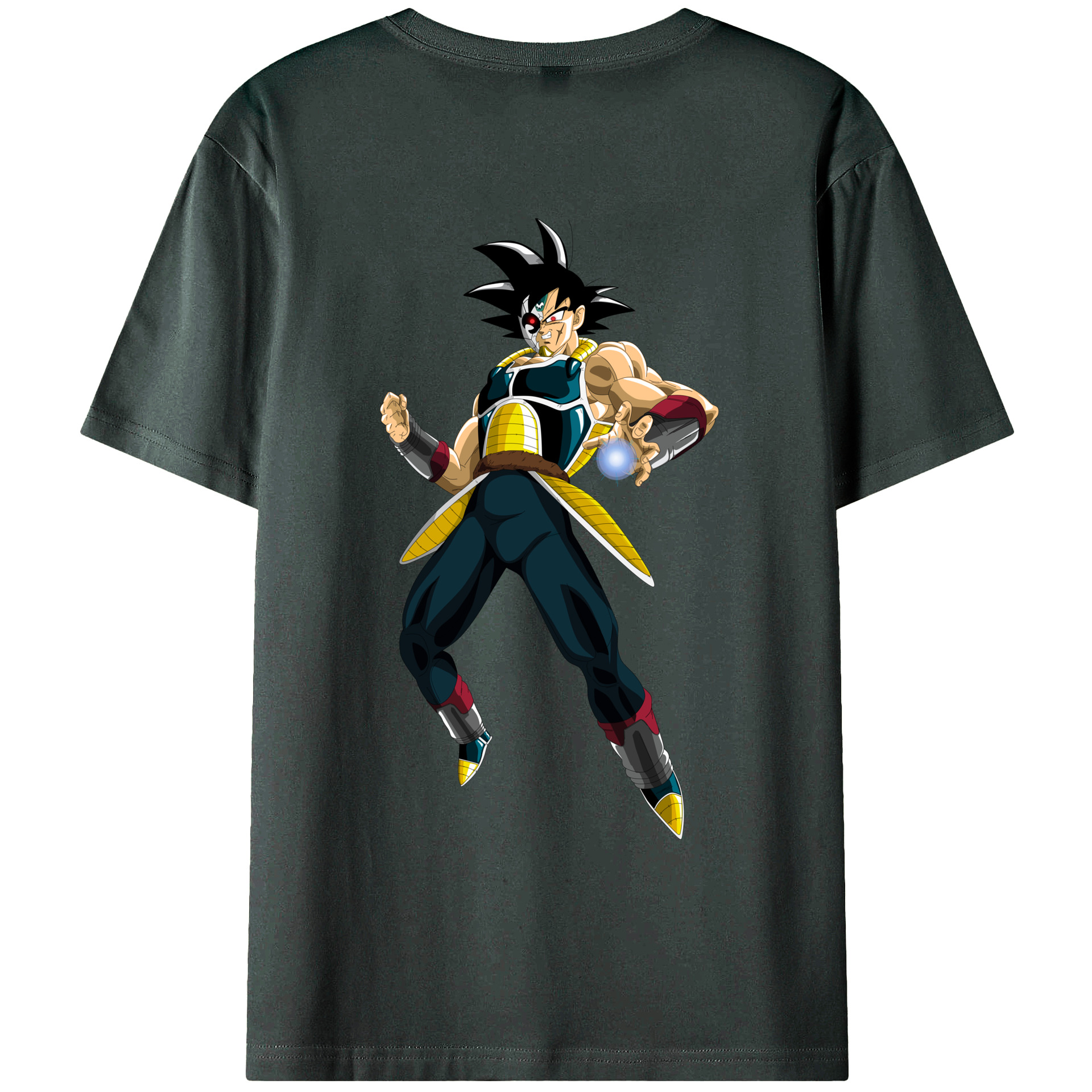 （画像用） ドラゴンボール バーダック DRAGON BALL Burdock 綿100％ メンズ半袖Tシャツ（バックプリント） 通気性